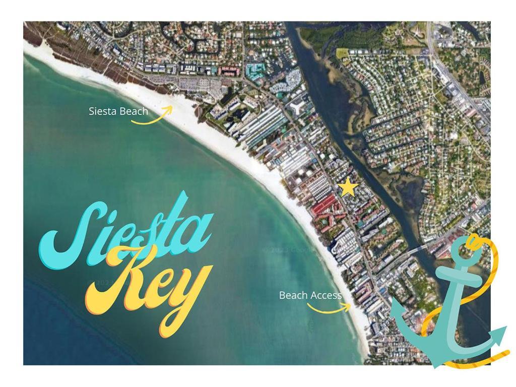 Siesta Key Escape Ground Floor Steps To Heated Pool And Free Trolley Appartement Buitenkant foto