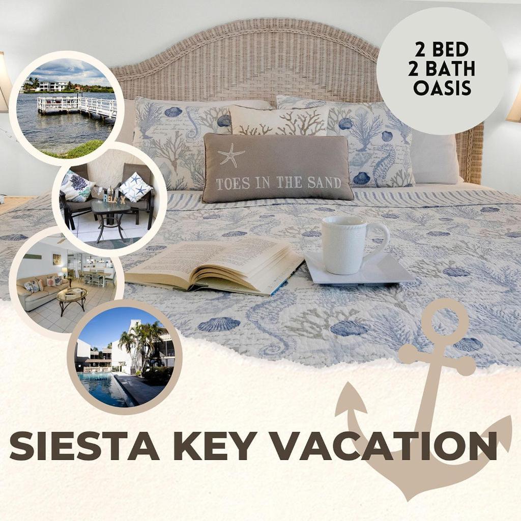 Siesta Key Escape Ground Floor Steps To Heated Pool And Free Trolley Appartement Buitenkant foto
